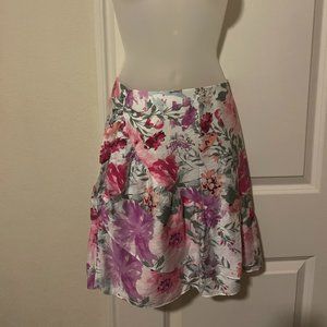 NWT Express Floral Skirt - size XS